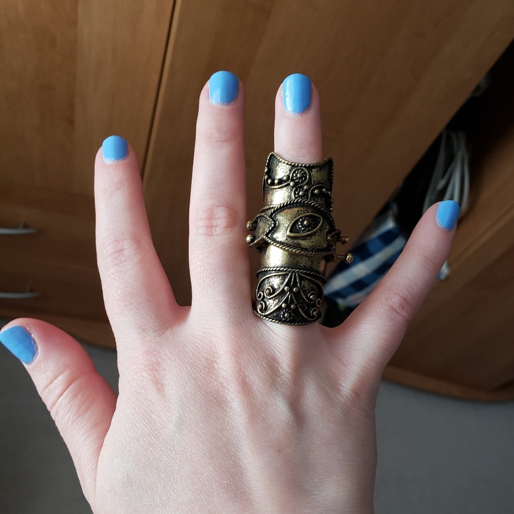 ADD ON - Full finger bending ring Size 7